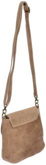 Beige Leren Tas