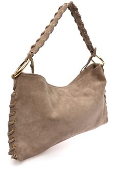 Beige Leren Tas