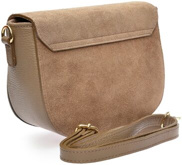 Beige Leren Tas