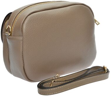 Beige Leren Tas