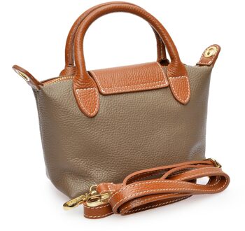 Beige Leren Tas