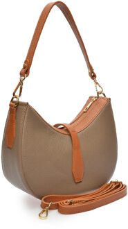Beige Leren Tas