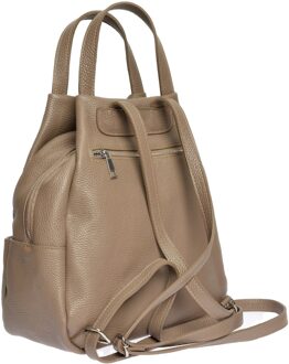 Beige Leren Tas
