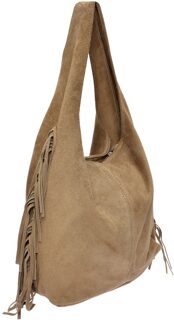 Beige Leren Tas