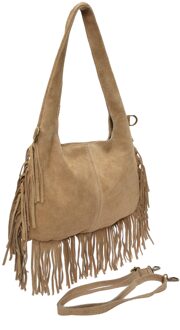 Beige Leren Tas