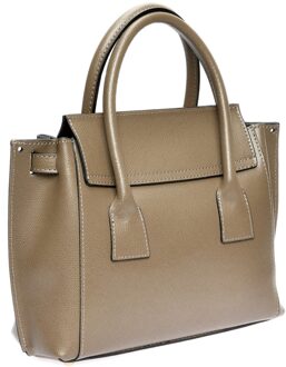 Beige Leren Tas