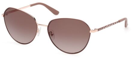 Beige Metalen Zonnebril - maat