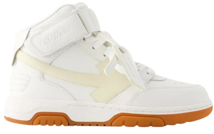 Beige Mid Top Sneakers Off White , Beige , Dames - 41 Eu,39 Eu,35 Eu,36 Eu,37 Eu,40 EU