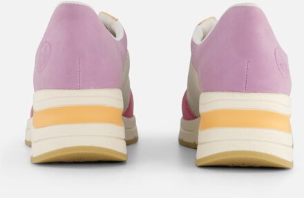 Beige Pastel Sneaker voor de lente Rieker , Multicolor , Dames - 37 Eu,40 Eu,39 Eu,38 Eu,36 Eu,41 Eu,42 EU
