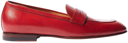 Beige Suède Penny Loafers Scarosso , Red , Dames - 39 1/2 Eu,40 Eu,39 Eu,36 Eu,38 1/2 Eu,37 Eu,42 Eu,37 1/2 EU