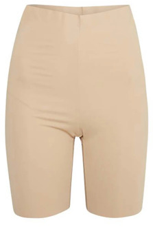 Beige Trainingsleggings voor Dames Ichi , Beige , Dames - 2Xl,Xl,L,M,S,Xs