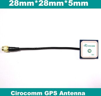 BEITIAN, GPS antenne 32dB High Gain Cirocomm interne GPS actieve patch antenne RG174 kabel SMA MALE connector, BA-580