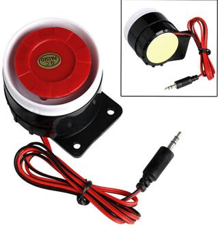 Bekabelde Mini Hoorn Sirene Huishoudelijke Beveiliging Sound Alarmsysteem Voor Thuis Markt Oor-Piercing Indoor Alarm Hoorn Sirene