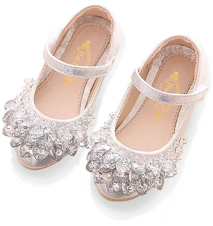 Bekamille Children Shoes 2019 New Fashion Girls Baby Leather Shoes Kids Girls Princess Rhinestone Shoes Dance Shoes Size 21-36