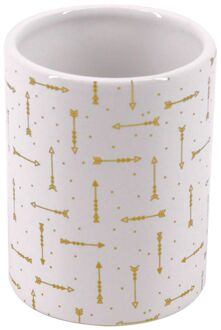 Beker Arrow Wit/goud