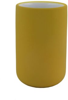 Beker Bowling Mosterdgeel Soft Touch