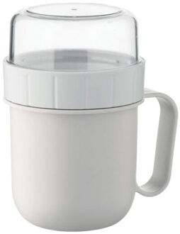 Beker on go van polypropyleen 450 ml Wit - One size