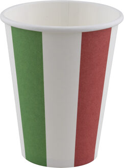 Bekers Italiaanse Vlag (8st) Multikleur - Print