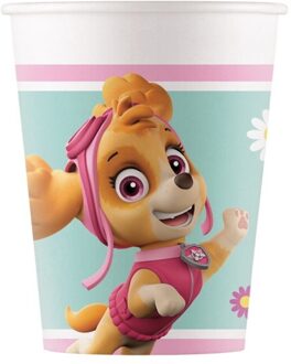 Bekertjes Paw Patrol Skye Everest Roze (8st) Multikleur - Print