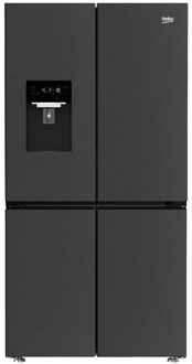 Beko GN1426240ZDXBRN Amerikaanse koelkast Zwart