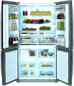 Beko GNE114612X amerikaanse koelkasten - Roestvrijstaal