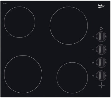 Beko HIC 64100 Keramische kookplaat Zwart