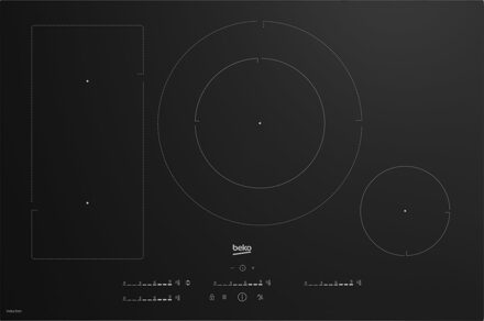Beko HII84700UFT Inductie inbouwkookplaat Zwart