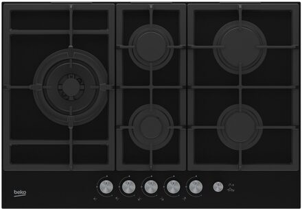 Beko HILL75235SNL Gas kookplaat Zwart