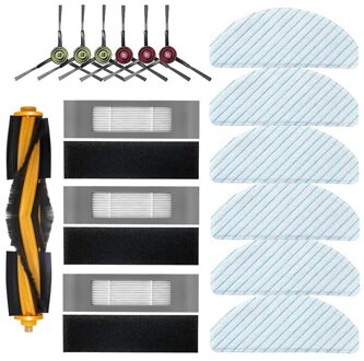 Belangrijkste Roller Borstel Mop Filter Set Voor Ecovacs Deebot Ozmo T8 Aivi T8 Max Robot Stofzuiger Onderdelen