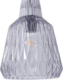 Belarion hanglamp, rookgrijs, 1-lamp, glas