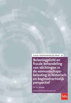 Belastingplicht En Fiscale Behandeling Van Stichtingen In De Vennootschapsbelasting In - H.J. Bresser