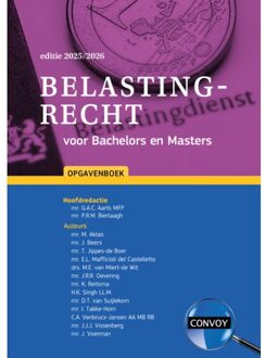Belastingrecht Voor Bachelors En Masters / 2025/2026 / Opgavenboek - G.A.C. Aarts