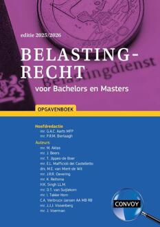 Belastingrecht voor Bachelors en Masters -  G.A.C. Aarts, P.R. M Bierlaagh (ISBN: 9789463174985)