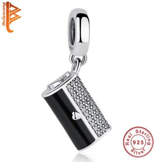 Belawang Luxe 925 Sterling Zilver Handtas Charm Voor Vrouwen Fit Originele Armband Voor Vrouwen Clear Crystal Sieraden