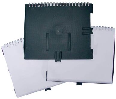 Belcanto FF-151810 marsboekje 15 x 18 cm marsboekje 15 x 18 cm, 10-vels, ABS achterkant, met dubbele harphouder