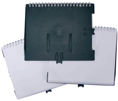 Belcanto FF-151820 marsboekje 15 x 18 cm marsboekje 15 x 18 cm, 20-vels, ABS achterkant, met dubbele harphouder