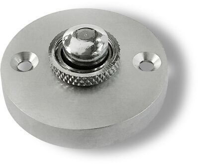 Beldrukker Polydo Mat Chroom