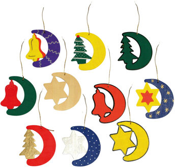 Beleduc houten knutselspullen Kersthanger clasic set