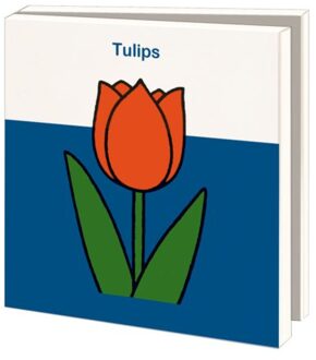 Beleduc Kaartenmapje Met Env, Vierkant: Tulpen, Dick Bruna