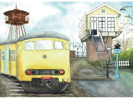 Beleduc Puzzel (1.000 Stukjes): Trein, Christel Cannister-Van Der Ros, Spoorwegmuseum