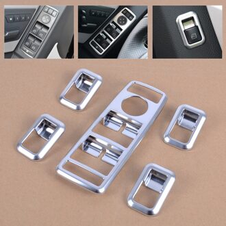Beler Chrome Autodeur Window Switch Panel Cover Trim Voor Benz Een W176 B W246 C W204 E W212 gl X166 Ml W166 Glk X204 Cls W218