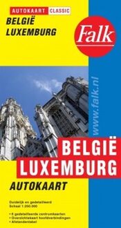 Belgie / Luxemburg Easy Driver - Boek Falkplan (9028709614)