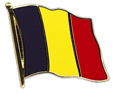 België Vlag Pin - 20 mm - Zwart/Geel/Rood