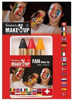 Belgische kleuren schmink stiften Multi