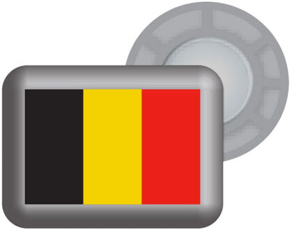 Belgische Vlag grijs - ONE-SIZE