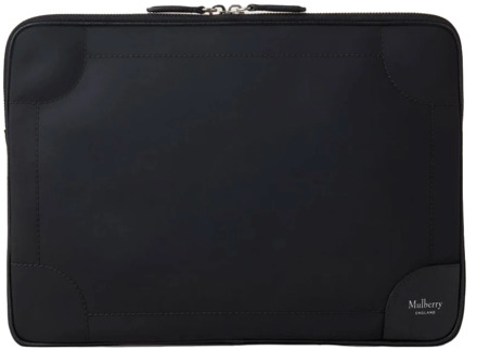 Belgrave Laptop Sleeve, Zwart Nylon Mulberry , Black , Unisex - ONE Size