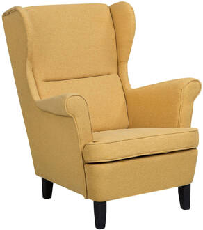 Beliani ABSON Fauteuil geel