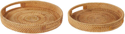 Beliani ADELSO - Blad-Beige-Rotan