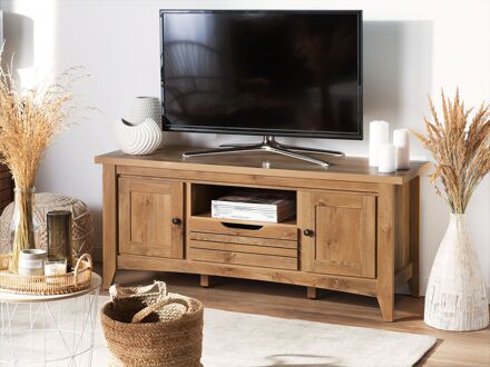 Beliani AGORA TV-meubel lichte houtkleur Bruin