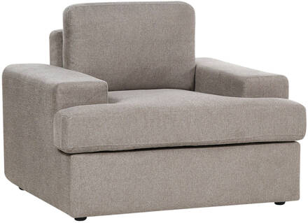 Beliani ALLA - Fauteuil-Bruin-Polyester